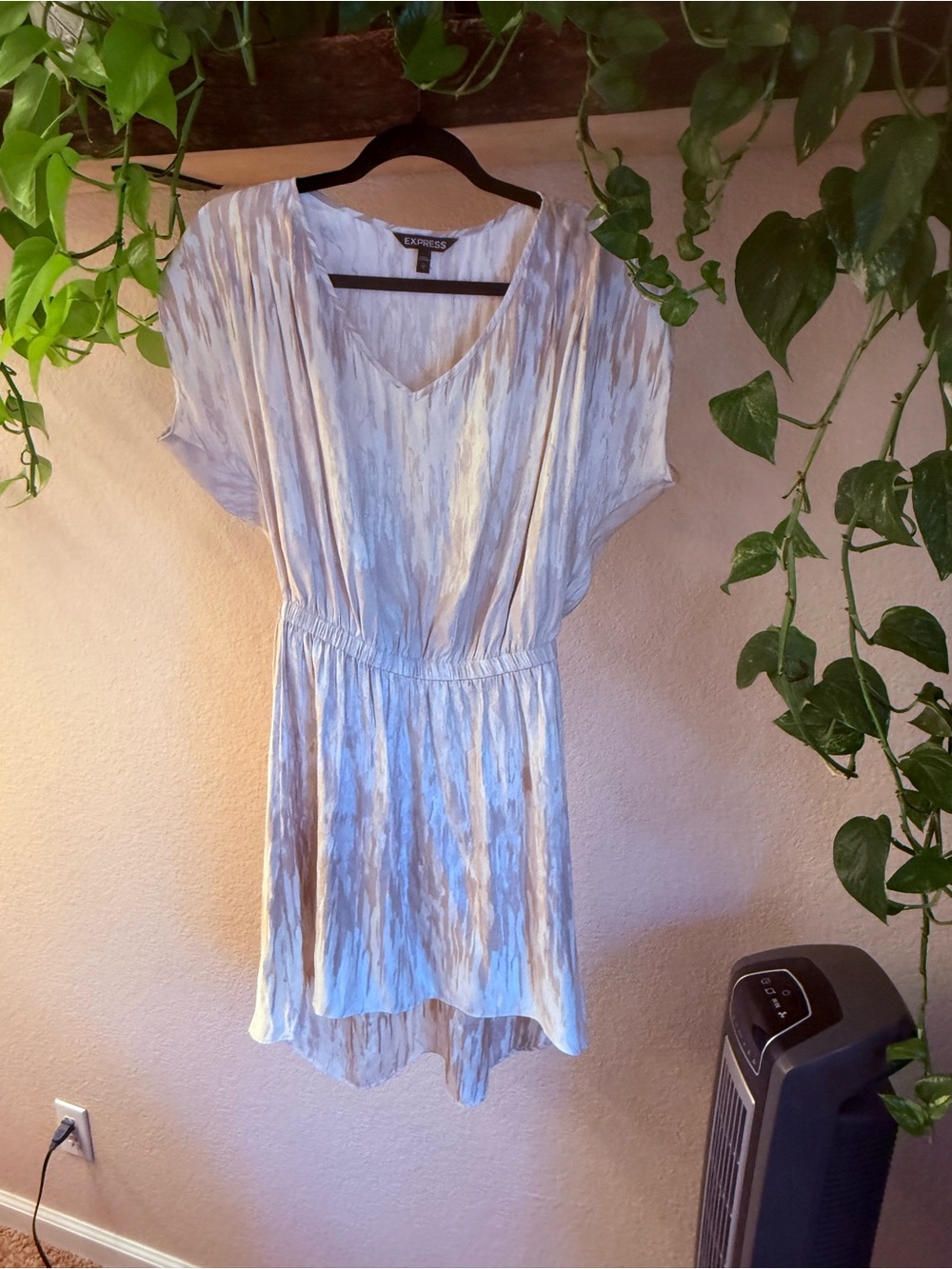 Express High-Low V-Neck Dress